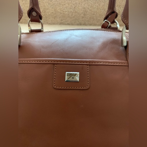 Cutter & Buck Leather 19” Weekender Duffle Bag NWOT - Picture 2 of 9